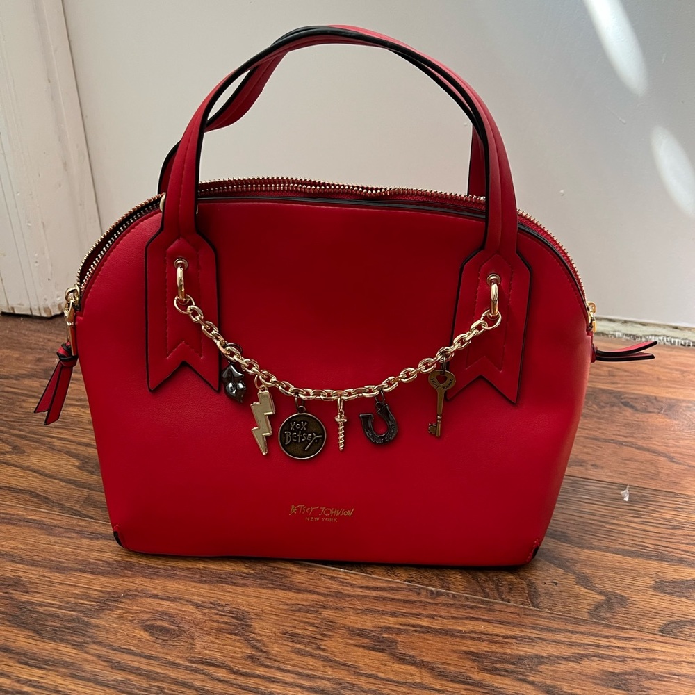 Betsey johnson so charming dome satchel